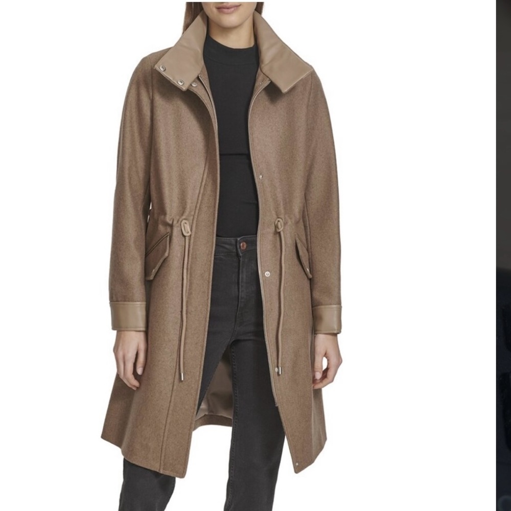 Andrew Marc Brown Trench Coat
